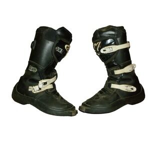 Alpinestars Motocross Boots Black Off-Road Dirt Bike MX Protective sz 6